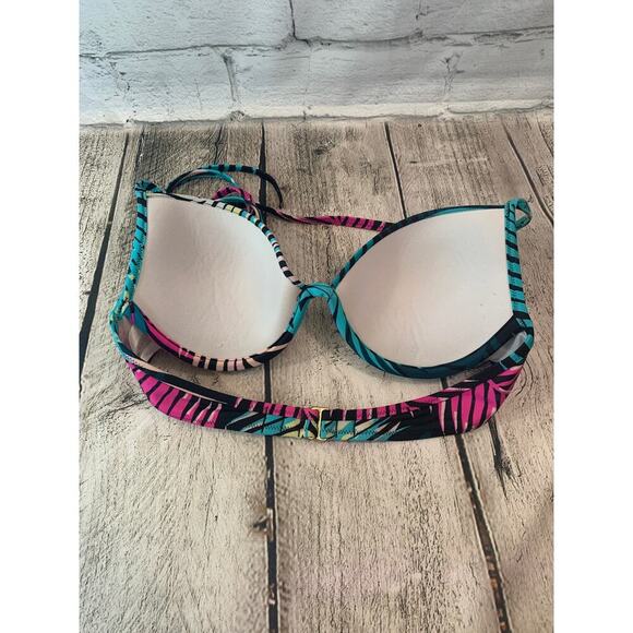 SHADE & SHORE Women’s Tropical Bikini Top / Size: 34B - Picture 4 of 8